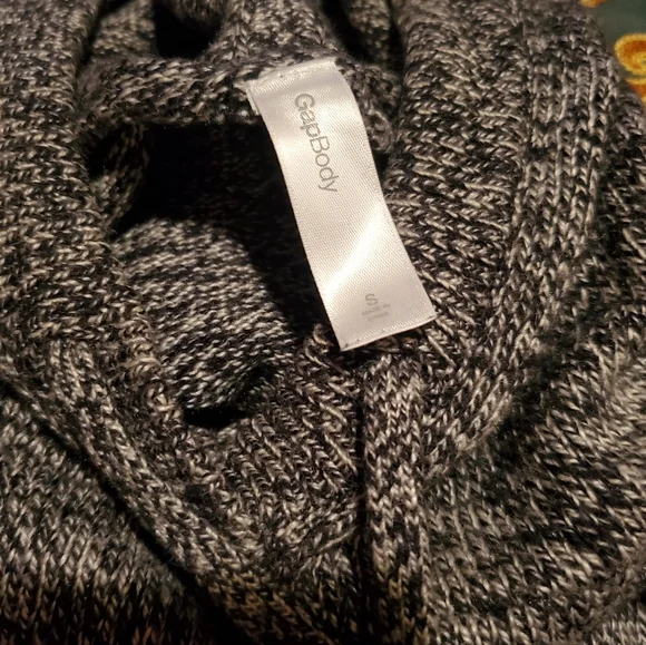 GAP Marled Knit Hooded Pullover - Heather Gray - Picture 5 of 13